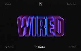 Wired Text Distortion