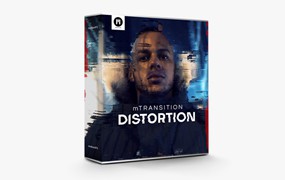 潮流扭曲故障风视频转场特效编辑FCPX插件素材 MotionVFX – mTransition Distortion