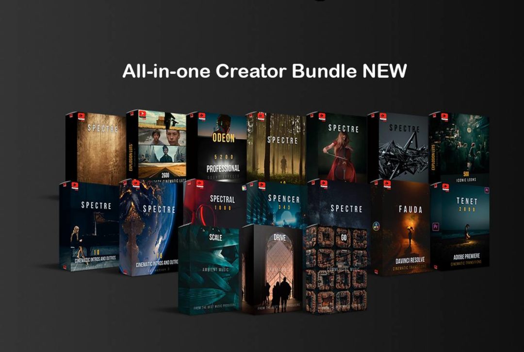 Paramount Motion 终极专业好莱坞电影风格LUT/转场/镜头/光晕/音效套装 All-in-one Creator Bundle NEW , 第1张