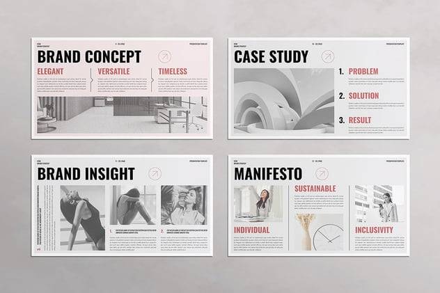 现代简约品牌营销策划提案简报设计ppt模版 Brand Strategy PowerPoint Presentation Template , 第6张