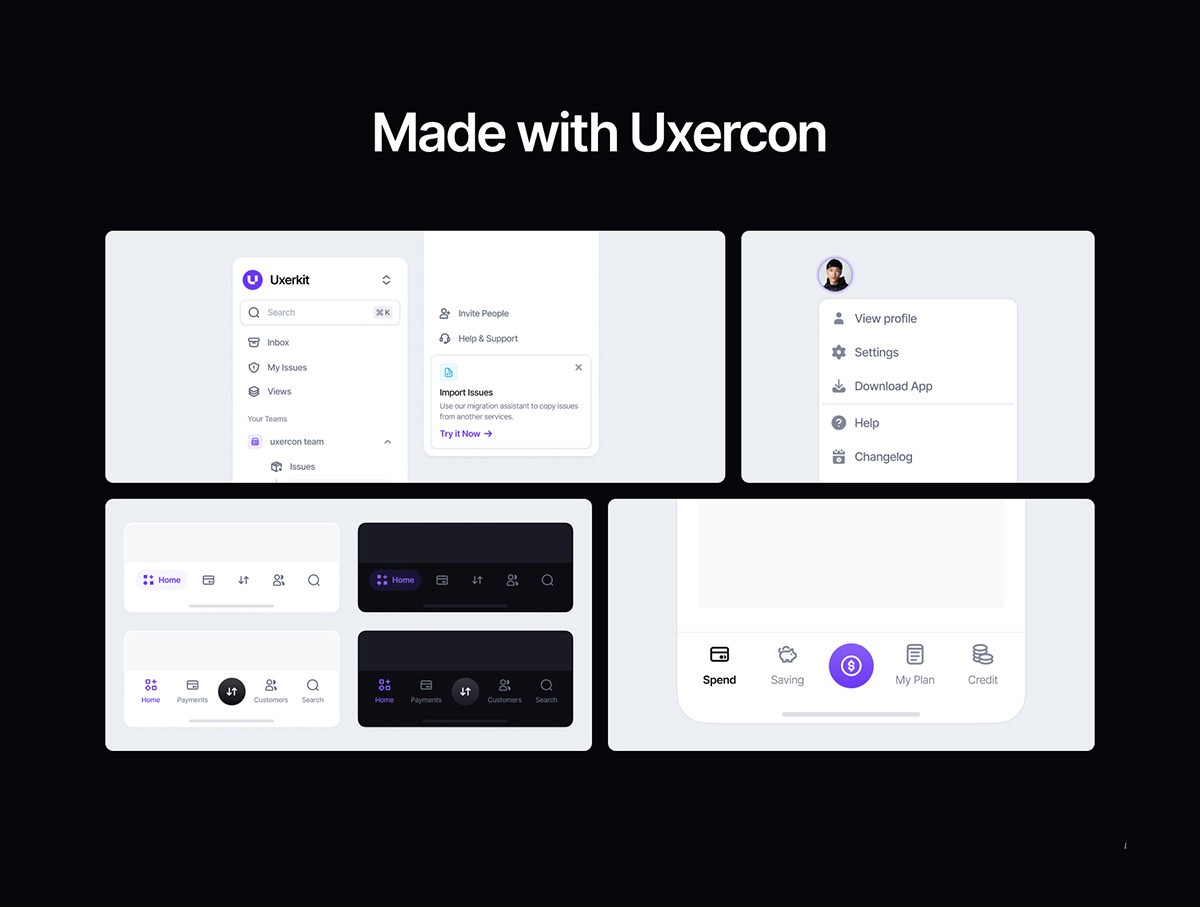 3000+款单色网站app界面设计矢量线条图标icons设计素材包 3000+ Solid Icon Styles | Uxercon Icon Library v2.0 , 第7张