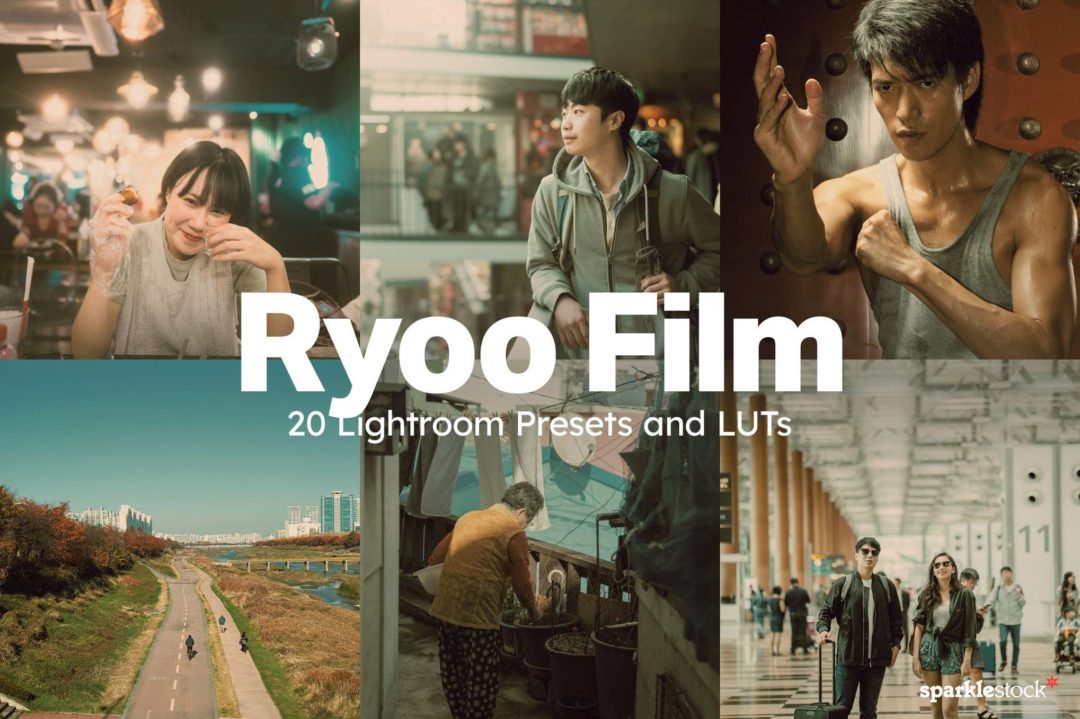 20组复古怀旧美学电影摄影照片调色Lightroom&LUTs预设 20 Ryoo Film Lightroom Presets and LUTs , 第1张