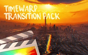 FCPX插件：6个画面时空变形扭曲转场动画 Ryan Nangle – Timewarp Transition Pack