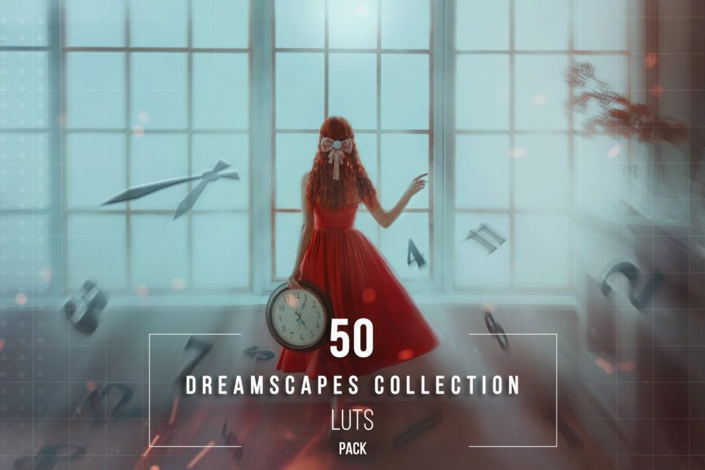 好莱坞电影质感肖像婚礼摄影照片视频调色Lightroom&LUT预设 50 Dreamscapes LUT and Presets Collection , 第1张