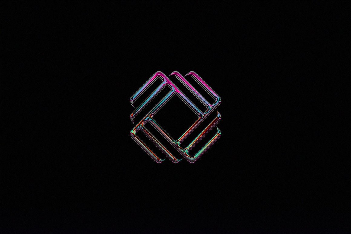 未来科技金属镀铬3D立体文本标题logo特效PSD样机Futurist Neon Chrome Effect . 第5张