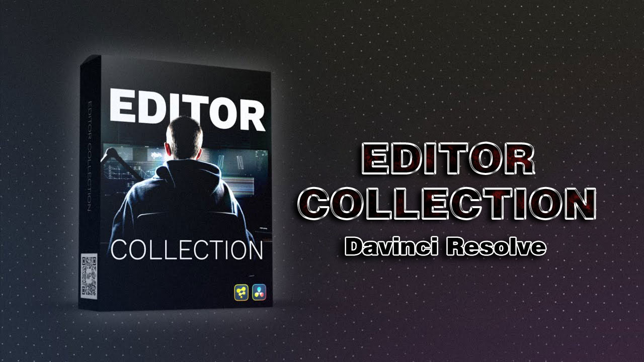 EditorCollection 23个终极实用文字标题出入场缩放/标题/效果/生成器/转场效果达芬奇预设 , 第1张