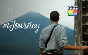 MotionVFX mJourney 88种旅游主题VLOG博主终极旅行视频线路文字标题排版转场编辑工具包FCPX插件