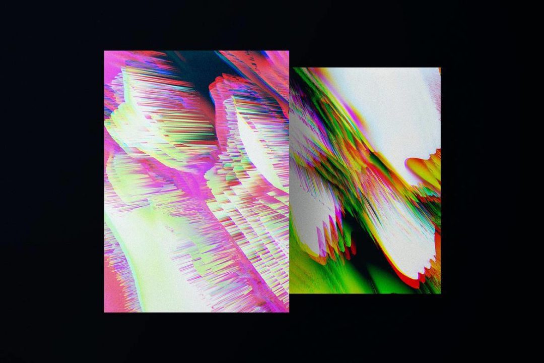 5款4K高清故障扭曲毛刺效果抽象艺术多彩背景图片设计素材 Abstract Glitched Backgrounds , 第4张