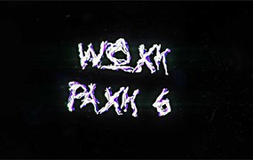 AE动漫剪辑工程模板预设叠加视频VFX特效包 Woxk pack 6