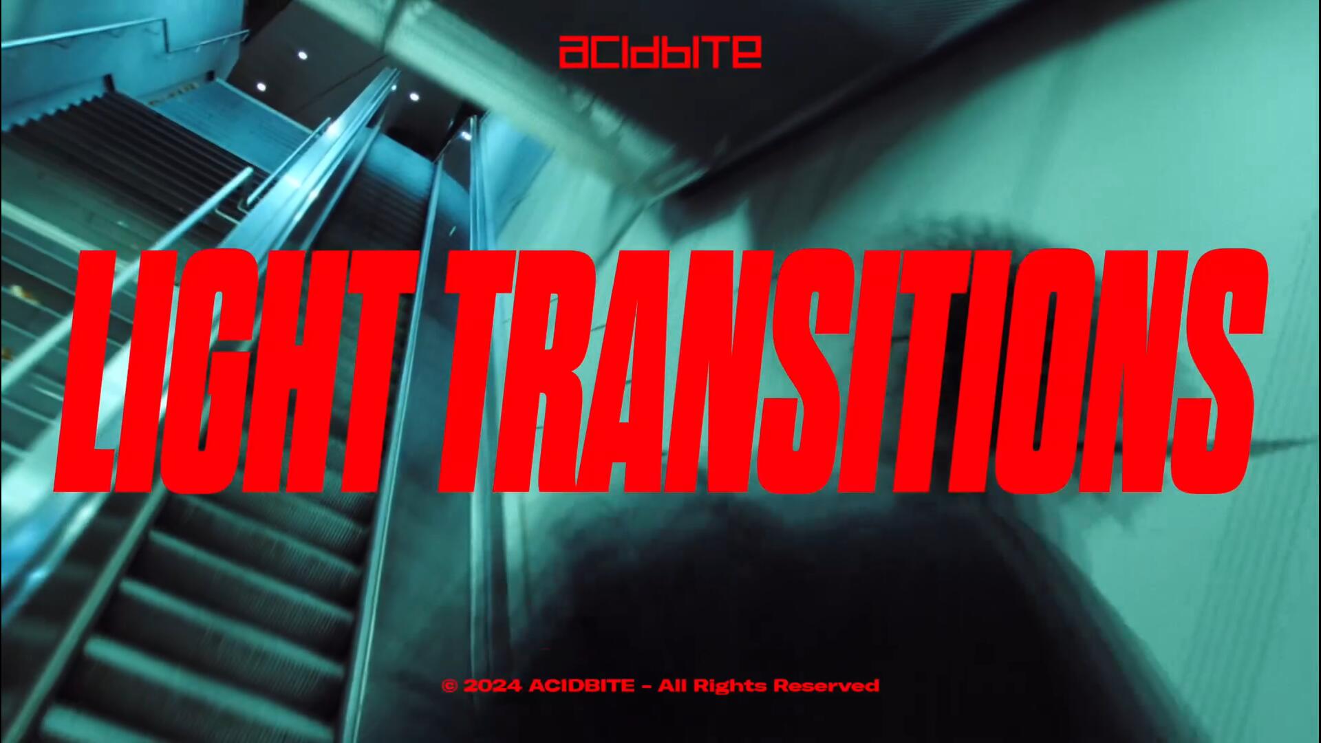 Acidbite – Light Transitions 101种王家卫慢快门风格多彩闪光灯光火焰光效4K视频转场过渡+音效 , 第1张