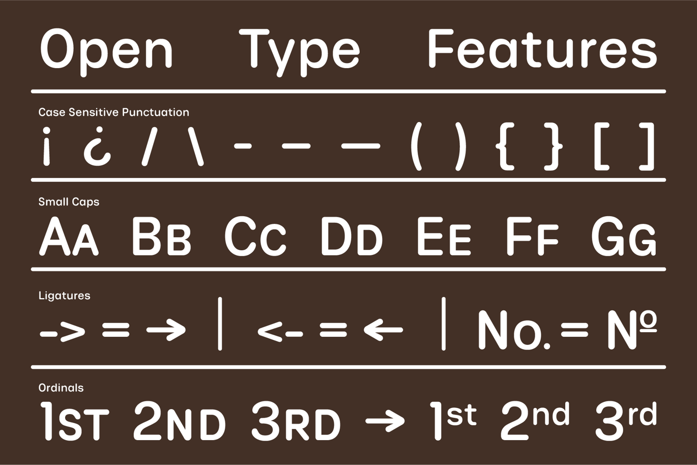 时尚复古品牌杂志海报徽标设计无衬线英文字体安装包 Round Sans Font Phluff 设计素材 第9张