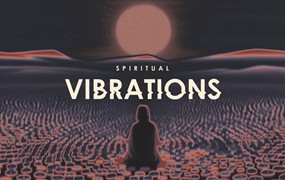 96张高质量时尚包装袋子盒子品牌印刷品海报设计渐变背景Spiritual Vibrations: Gradients