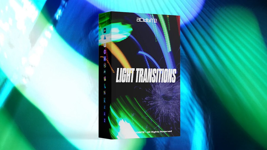 Acidbite - Light Transitions 100多种4K彩色灯光/火焰慢快门光效转场过渡+音效 , 第1张