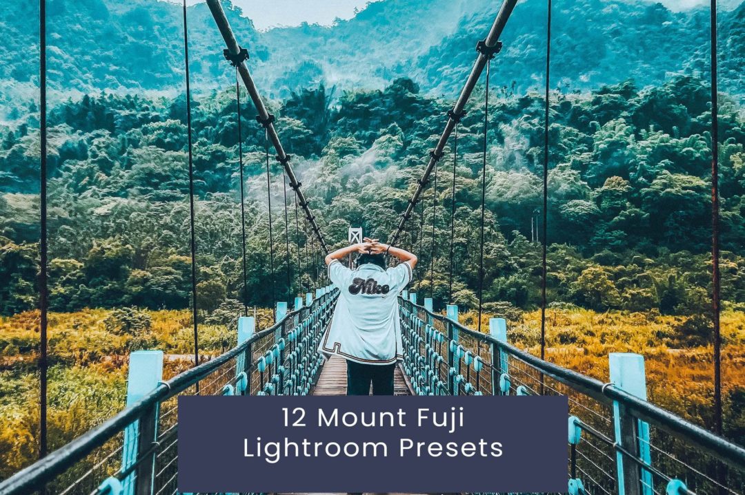 12组时尚复古电影婚礼博主摄影照片调色Lightroom预设 12 Mount Fuji Lightroom Presets , 第1张