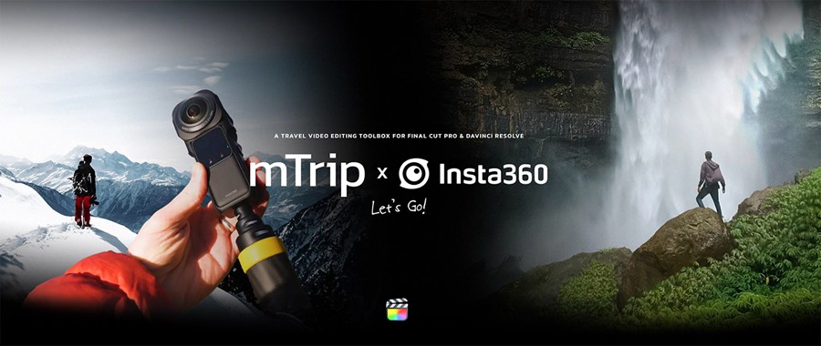 MotionVFX - mTrip Insta360全景运动相机Vlog旅拍特效/转场过渡FCPX插件 , 第3张