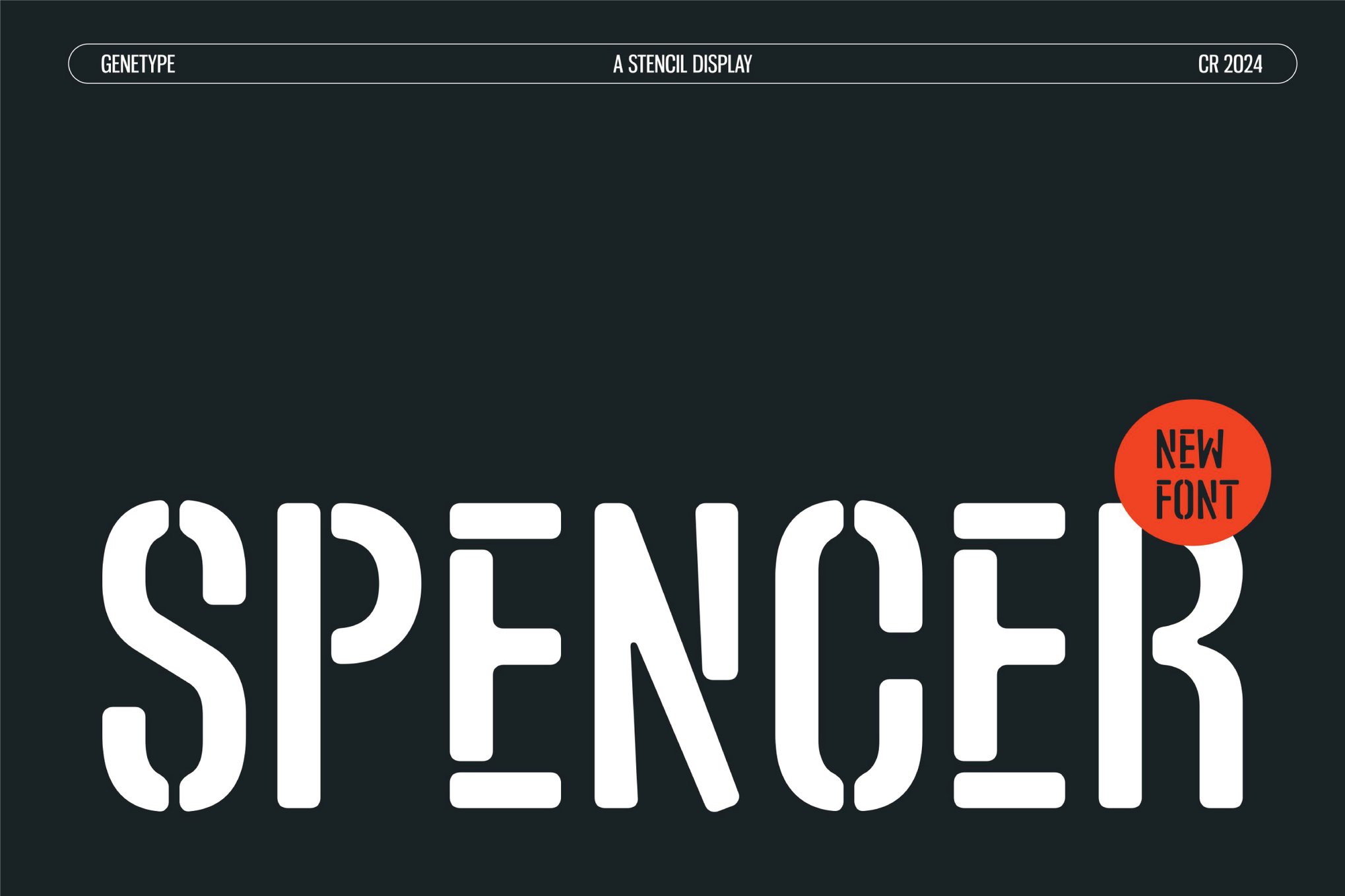 复古怀旧品牌海报徽标设计无衬线英文字体安装包 Spencer , 第1张