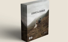 光与灰烬枫叶季暗调氛围电影感婚礼人文旅拍LR调色预设 Archipelago Presets Light & Ember