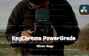 Oliver Keys 全新复古逼真胶片模拟电影感达芬奇调色节点预设 KeyChrome V2 Motion Picture Film Powergrade + LUT