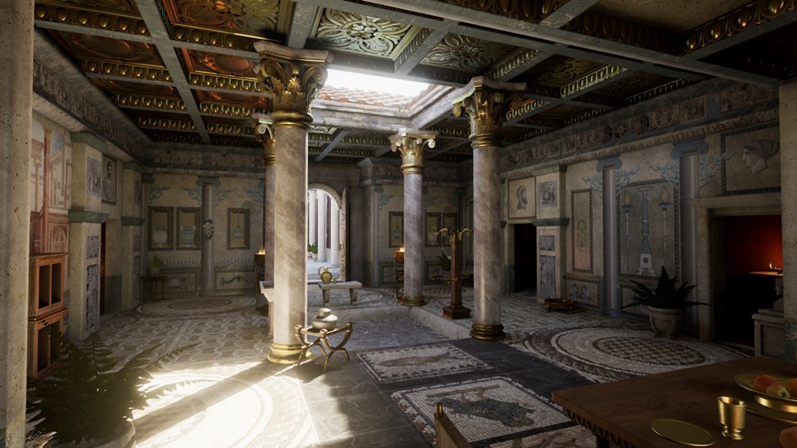 UE模型 古典罗马建筑室内环境3D模型素材 Unreal Engine Rome Fantasy Pack II 样机素材 第1张