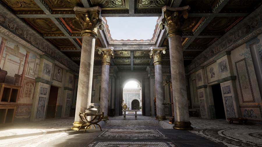 UE模型 古典罗马建筑室内环境3D模型素材 Unreal Engine Rome Fantasy Pack II 样机素材 第2张