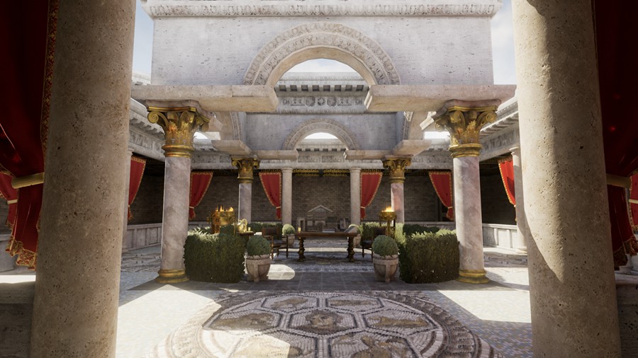 UE模型 古典罗马建筑室内环境3D模型素材 Unreal Engine Rome Fantasy Pack II 样机素材 第9张