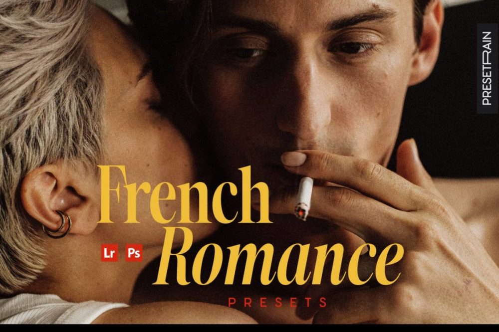 时尚法式浪漫电影肖像摄影照片调色Lightroom&LUT预设 French Romance Lightroom Presets and LUT , 第1张