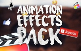 FCPX插件：24组动画制作标题徽标图像视频工具 Ryan Nangle Animations Effects Pack