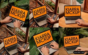 真实自然风光拍摄苹果MacBook Pro笔记本电脑贴图效果图PS展示样机模板 Macbook Pro Mockup Nature – KRV