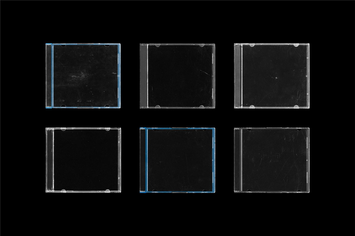 复古千禧年Y2K音乐专辑CD唱片PNG贴纸塑料包装封面设计展示PSD样机套装 CD MAKER CD Case Mockups , 第9张
