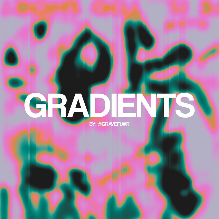 16款时尚热像仪感应酸性海报封面设计PS渐变预设包 Gradient Pack Vol.1 , 第1张