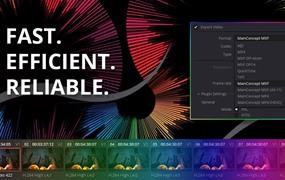 达芬奇插件：视频渲染编解码器输出插件 MainConcept Codec Plugin for DaVinci Resolve v1.6 CE Win