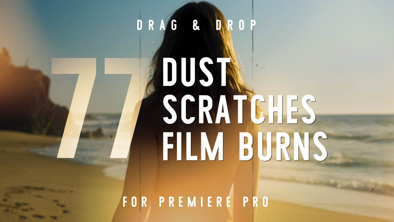 PR模板：4K胶片灰尘划痕烧伤PR模板 Dust, Scratches And Film Burns , 第1张