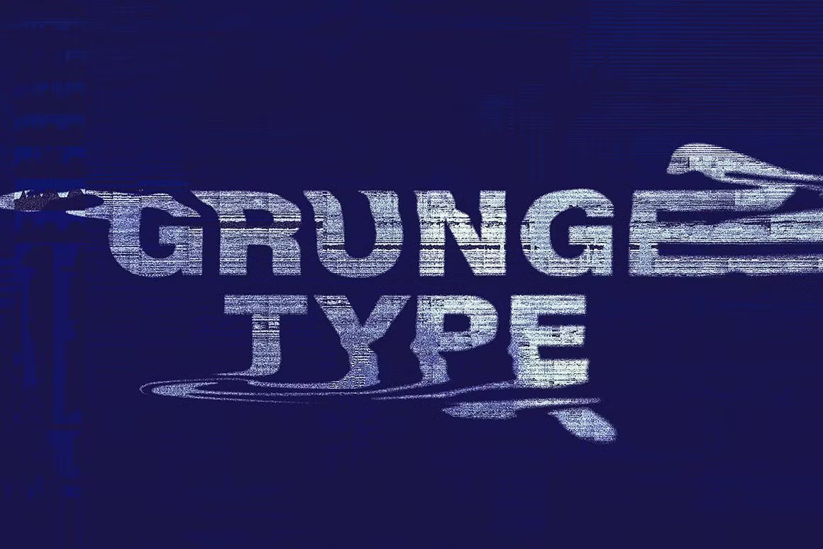 街头风格垃圾粗糙扭曲变形文字效果Photoshop模板 Street Style Grunge Text Effects , 第8张