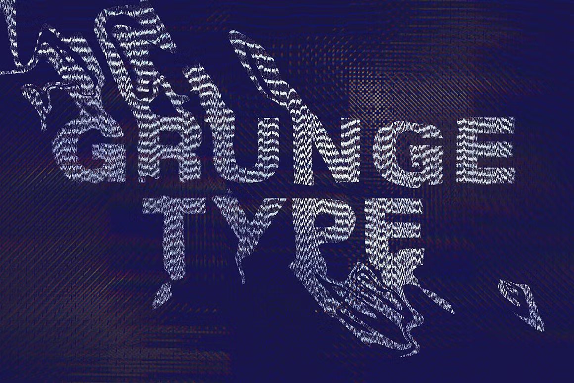 街头风格垃圾粗糙扭曲变形文字效果Photoshop模板 Street Style Grunge Text Effects , 第9张