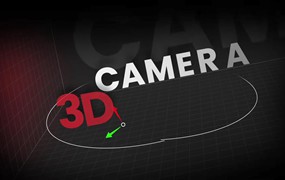 FCPX插件：30种三维摄像机画面透视变换运动预设 3D Camera