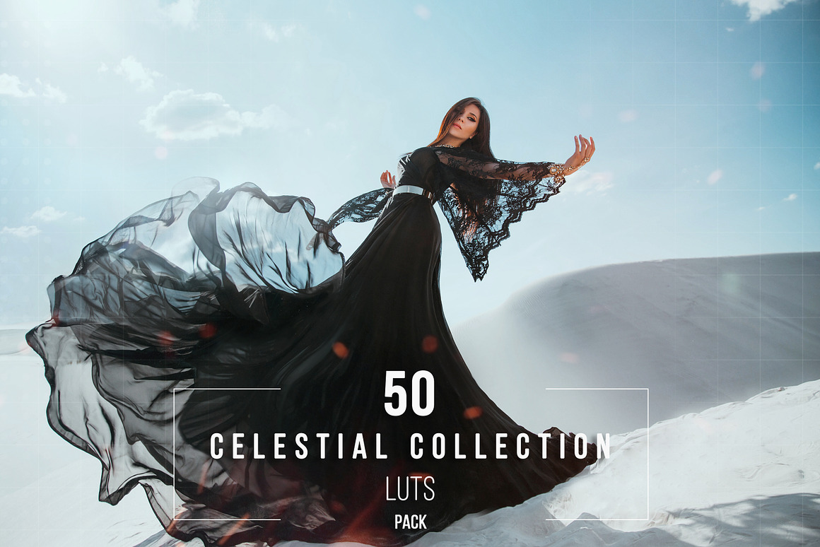 50种时尚电影大片LUT预设合集 Celestial LUT and Presets Collection 插件预设 第1张