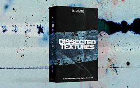 Acidbite - Dissected Textures 30个4K高质量复古粗糙纸张金属皮革锈蚀划痕污垢纹理MOV动画视频特效叠加转场过渡+SFX音效