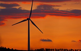 Artlist 16个风车黄金黄昏夕阳自然景观空镜视频素材Wind Mill