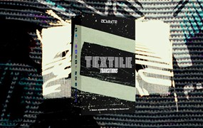 Acidbite - Textile Transitions 41个高质量复古纺织布料纹理磨损做旧划痕纸张边框MOV动画视频转场过渡插件模板叠加素材套装+音效