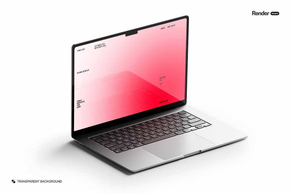 创意时尚网站设计PS展示效果图苹果MacBook Air笔记本电脑样机模板素材 MacBook Air Mockup Set , 第11张