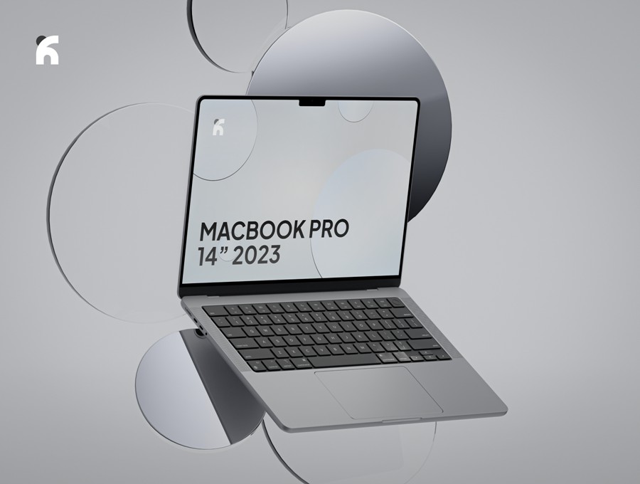 高级灰背景网站web ui设计Ps展示效果图苹果MacBook Pro笔记本电脑贴图样机 Blinc – Macbook Pro Gray Mockups , 第2张