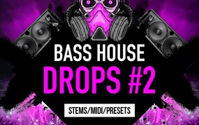 349组合嘻哈音乐会DJ演唱会歌厅合成音效素材包 Hy2rogen – Bass House Drops 2