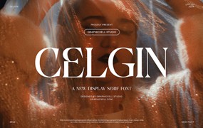 时尚复古品牌杂志婚礼设计衬线英文字体安装包 Celgin – Elegant Serif Font