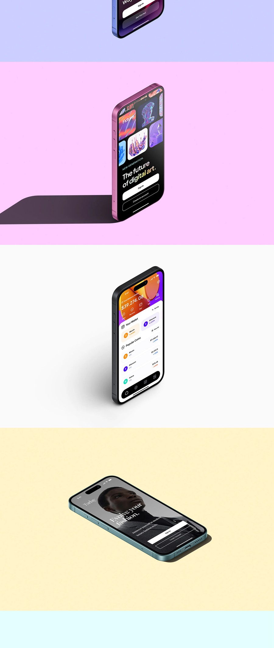 24款苹果iPhone 16手机UI界面设计展示效果图PS贴图样机模板素材 iPhone 16 – 24 Mockups Scenes 样机素材 第16张