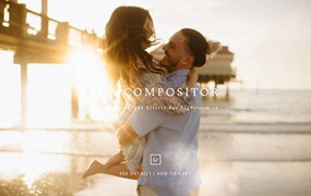 Meridian Presets - Lux Compositor 45种笔刷预设 Lightroom 创意镜头光晕效果