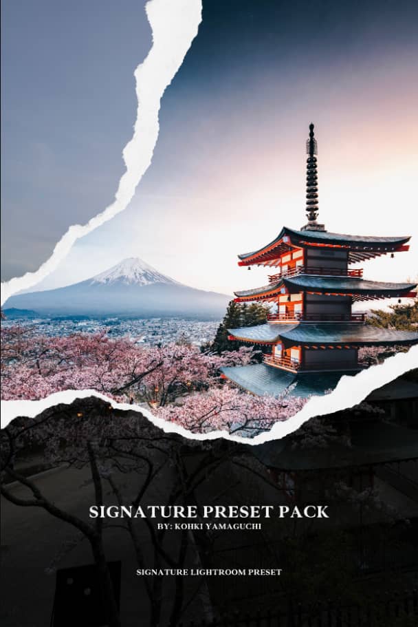 日本新生代摄影师山口幸树LR预设个人风格合集 Kohki Signature Preset Pack 插件预设 第1张