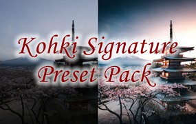 日本新生代摄影师山口幸树LR预设个人风格合集 Kohki Signature Preset Pack