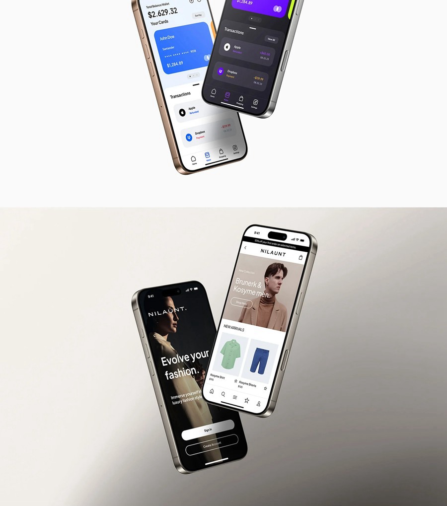 24款钛金属苹果iPhone 16 Pro手机UI广告设计展示贴图PSD样机MOCKUP模板 iPhone 16 Pro – 24 Mockups Scenes 样机素材 第21张