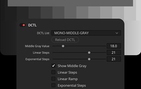 高级中性灰色调电影视频调色达芬奇DCTL节点预设 Mononodes – MIDDLE GRAY DCTL