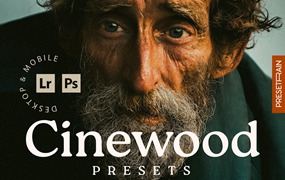 15组时尚温暖色调肖像电影摄影照片调色Lightroom预设 Cinewood – Lightroom Cinematic Presets